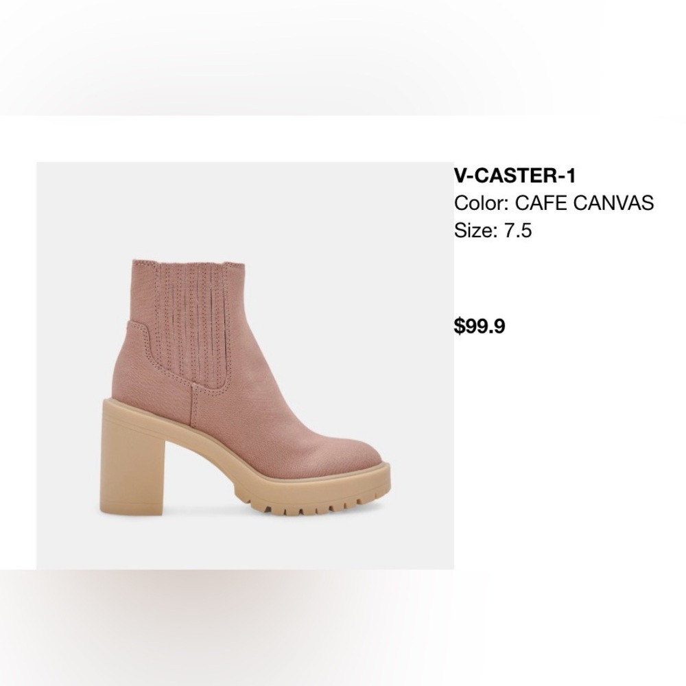 Dolce Vita Cafe Canvas Women's Boots
